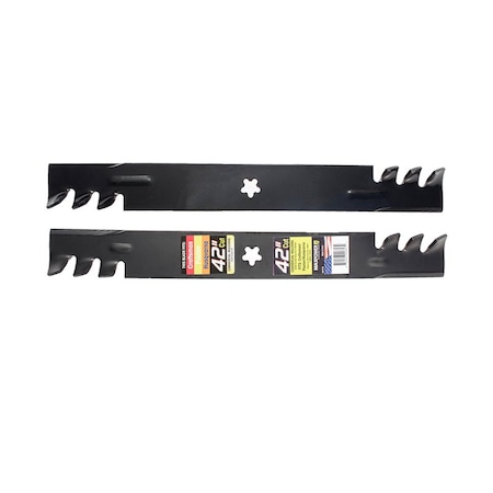 Maxpower MaxPower 42 in. Mulching Mower Blade Set For Riding Mowers 2 pk 561713X